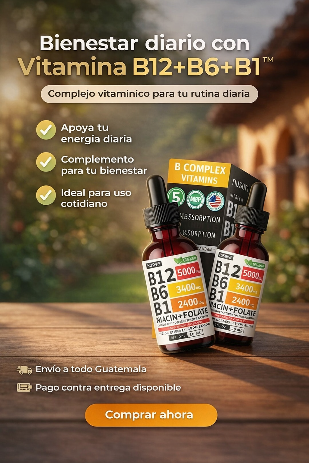 🍃Vitamina B12+B6+B1™ PAGA 1 Y LLEVA 2- L799.99+ envio gratis : Mente Clara y Vital