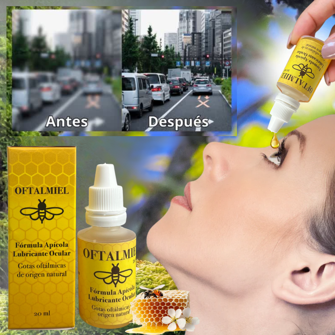 OFTALMIEL🐝Vuelve a sentir tus ojos frescos, hidratados y libres de molestias.