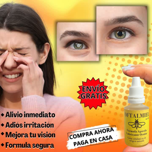 OFTALMIEL🐝Vuelve a sentir tus ojos frescos, hidratados y libres de molestias.