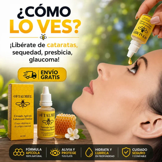OFTALMIEL™🐝- GOTAS MÁGICAS + ENVÍO GRATIS📦