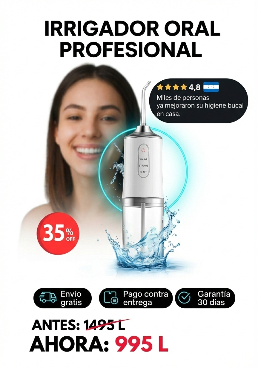 🦷 PowerBrush®I Elimina los malos olores de tu boca (4 Boquillas gratis)