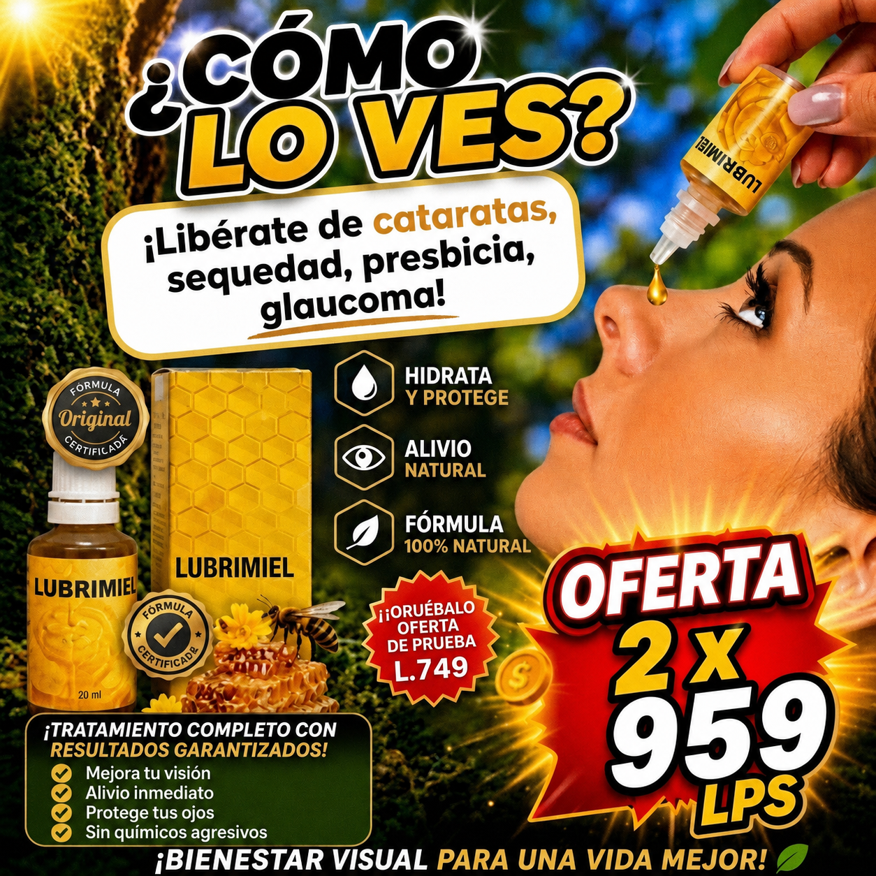 LUBRIMIEL™🐝- GOTAS MÁGICAS + ENVÍO GRATIS📦