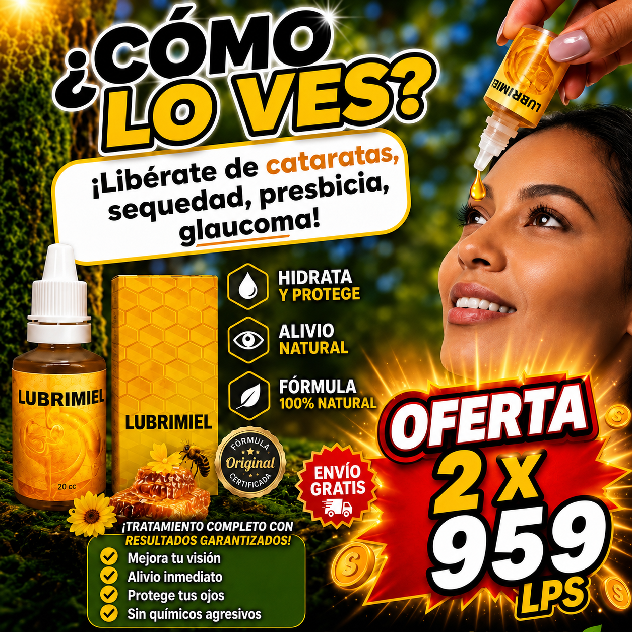 LUBRIMIEL™🐝- GOTAS MÁGICAS + ENVÍO GRATIS📦