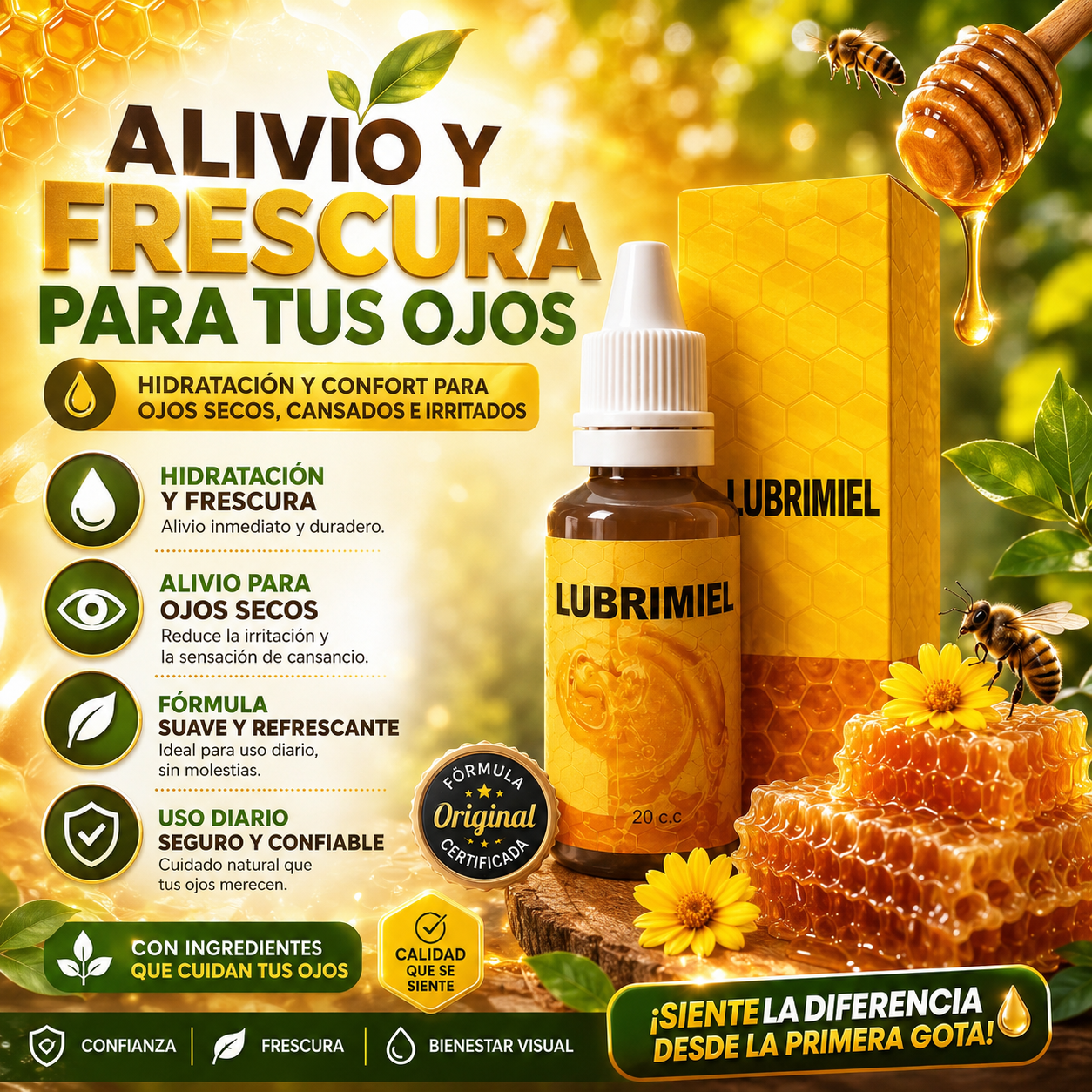 LUBRIMIEL™🐝- GOTAS MÁGICAS + ENVÍO GRATIS📦