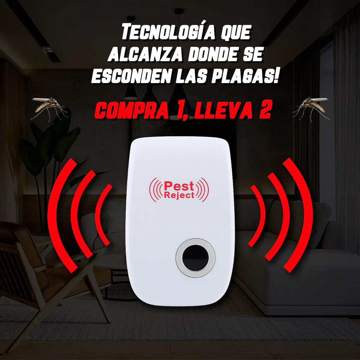 Pest Reject™ 2x1 - Protege tu Hogar de las Plagas (Seguro para Niños y Mascotas)