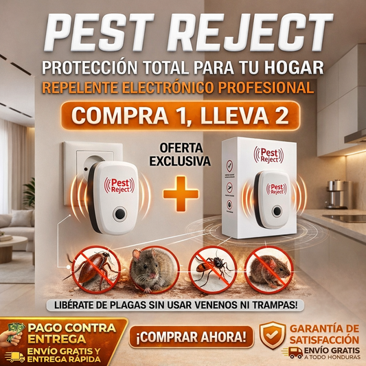 Pest Reject™ 2x1 - Protege tu Hogar de las Plagas (Seguro para Niños y Mascotas)
