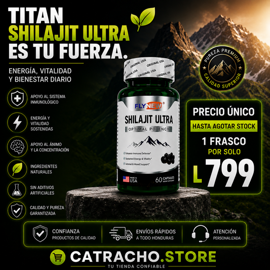 Titan Shilajit Ultra™ | Testosterona y resistencia para Hombres Imparables 🔥