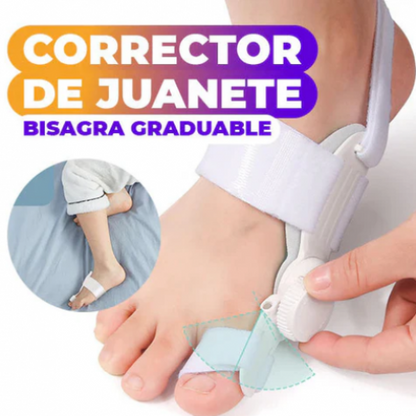 CORRECTOR DE JUANETES - Bisagra Graduable - Dile ADIÓS al DOLOR de pies 😪🦶